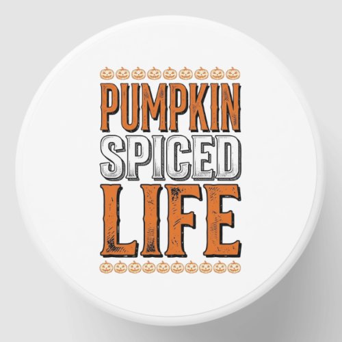 Pumpkin Spiced Life Vintage Halloween Typography D Mini Candle Favors