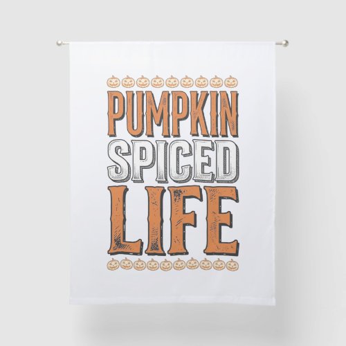 Pumpkin Spiced Life Vintage Halloween Typography D Sheer Curtains
