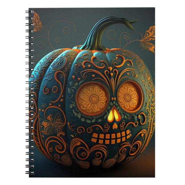 Pumpkin Spiral Notebook (Front)