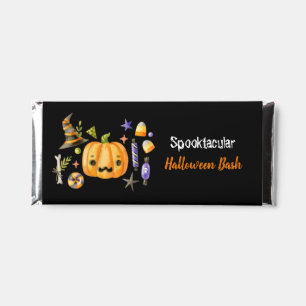 Pumpkin Spooktacular Halloween Bash Party Black Hershey Bar Favors