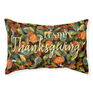 Pumpkin, Squash Autumn Harvest Pet Bed