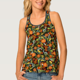 Pumpkin, Squash Autumn Harvest Women's Tank Top