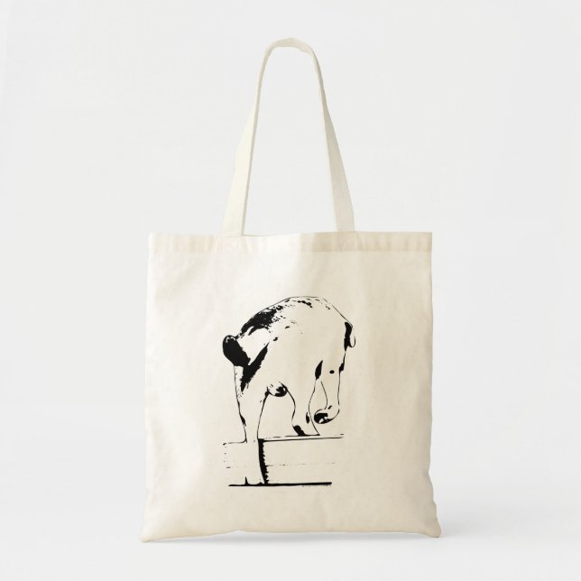 Pumpkin Stairs, Here We Go Tote Bag (Front)
