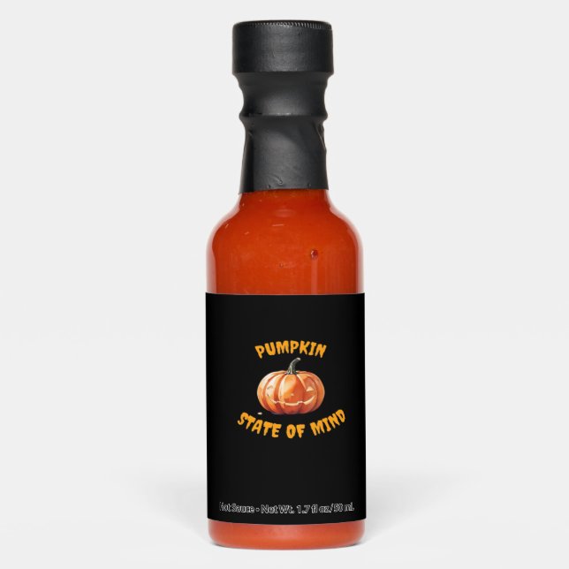 Pumpkin State of Mind - Halloween Classic T-Shirt Hot Sauces (Front)