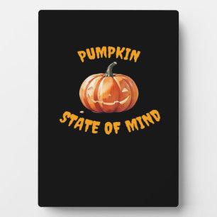 Pumpkin State of Mind - Halloween Classic T-Shirt Plaque