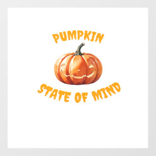 Pumpkin State of Mind - Halloween Oversized T-Shir Floor Decals