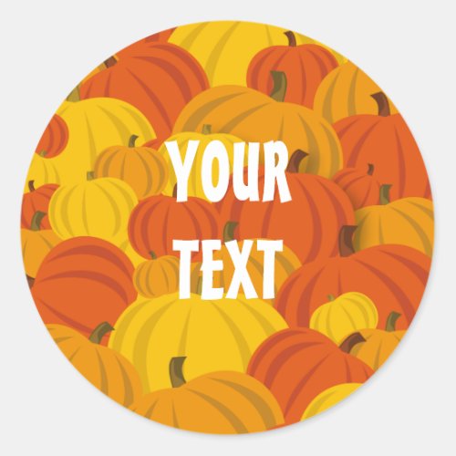 Pumpkin Stickers  Pumpkin Envelope Seals _ Custom