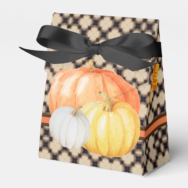 Pumpkin Still Life Favor Boxes (Front Side)