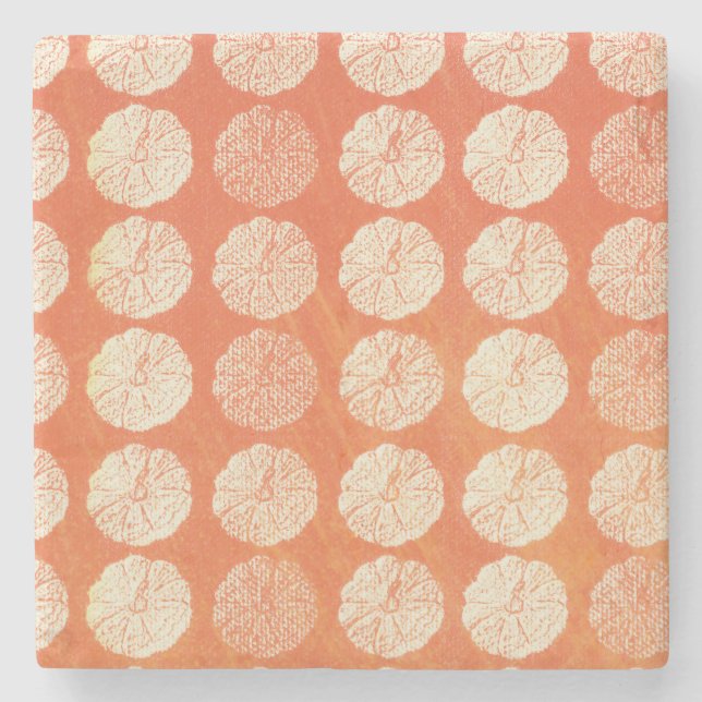 Pumpkin  stone coaster (Front)