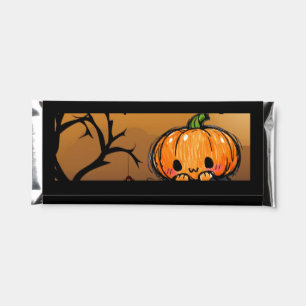 Pumpkin Style Halloween Candy Favor Hershey Bar Favors