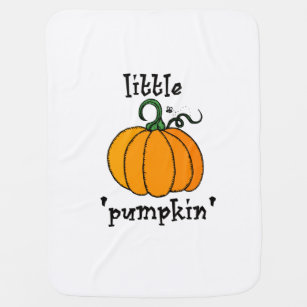 pumpkin swaddle blanket