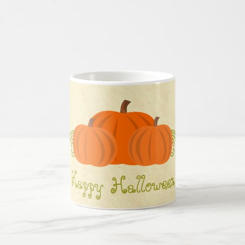 Pumpkin Swirls Halloween Mug