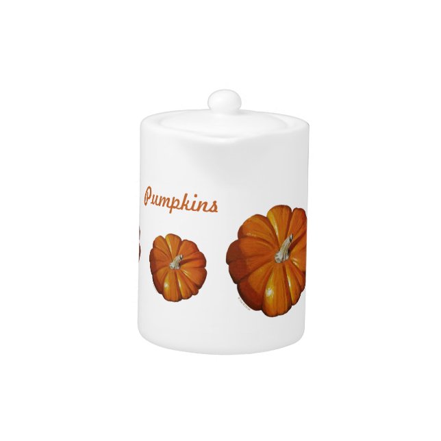 Pumpkin Teapot (Front)