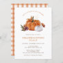 Pumpkin Thanksgiving Invitation