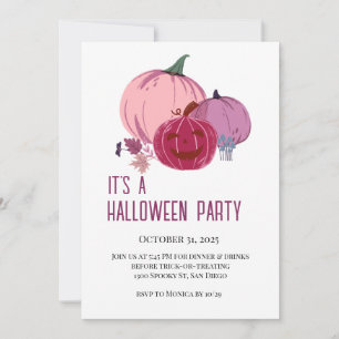 Pumpkin to Talk About Invitation