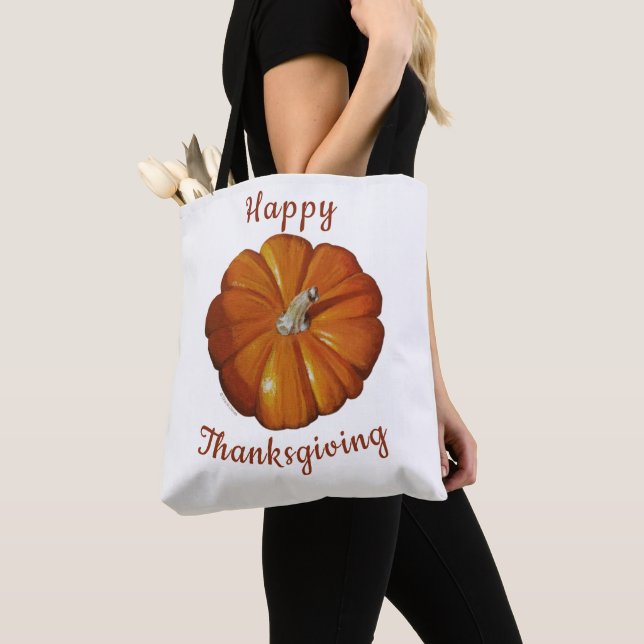 Pumpkin Tote Bags (Close Up)