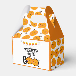 Pumpkin Treats For My Boo Halloween Favor Box