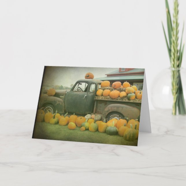 Pumpkin Truck Card (Front)