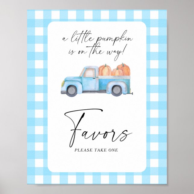 Pumpkin truck - Favors Poster (Front)