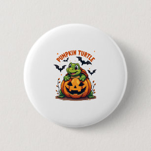 Pumpkin Turtle Button