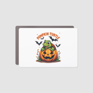 Pumpkin Turtle Car Magnet