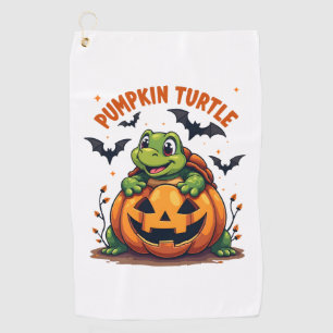 Pumpkin Turtle Golf Towel