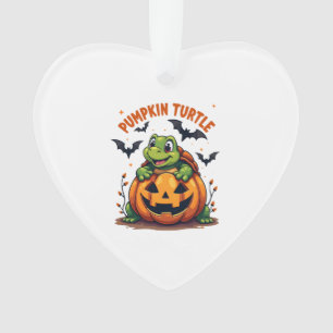 Pumpkin Turtle Ornament