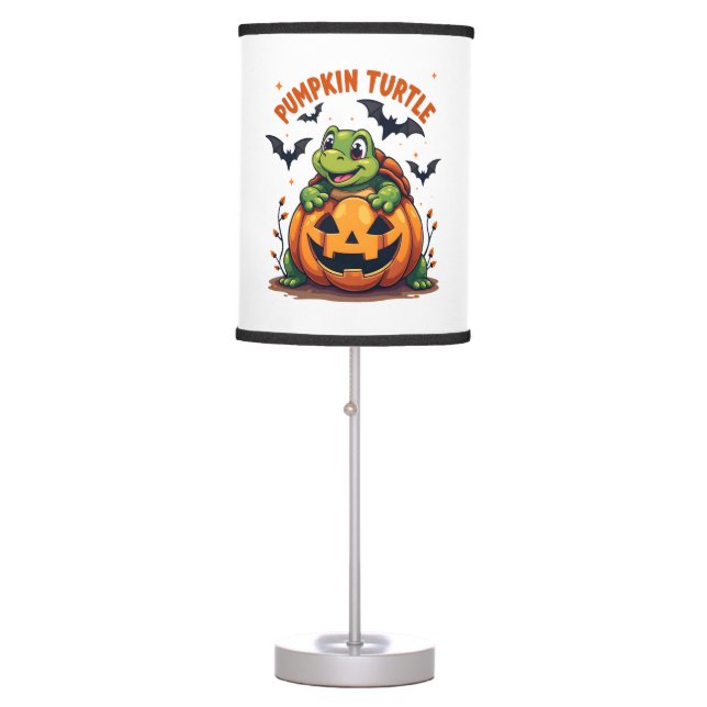Pumpkin Turtle Table Lamp (Front)