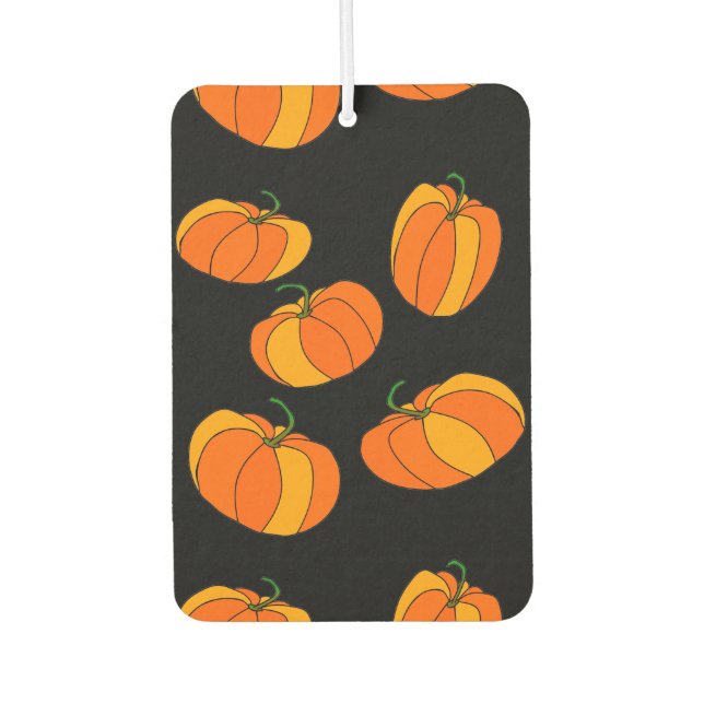 Pumpkin Universe Car Air Freshener (Front)