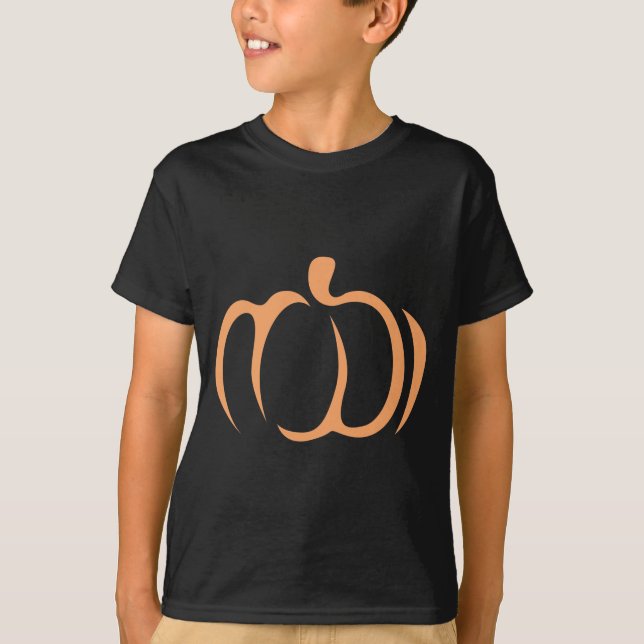 Pumpkin Vegetable Icon T-Shirt (Front)