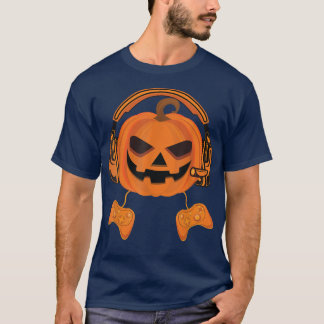 Pumpkin Video Game Controller, a true gamer T-Shirt