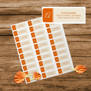 Pumpkin Vines Return Address Label