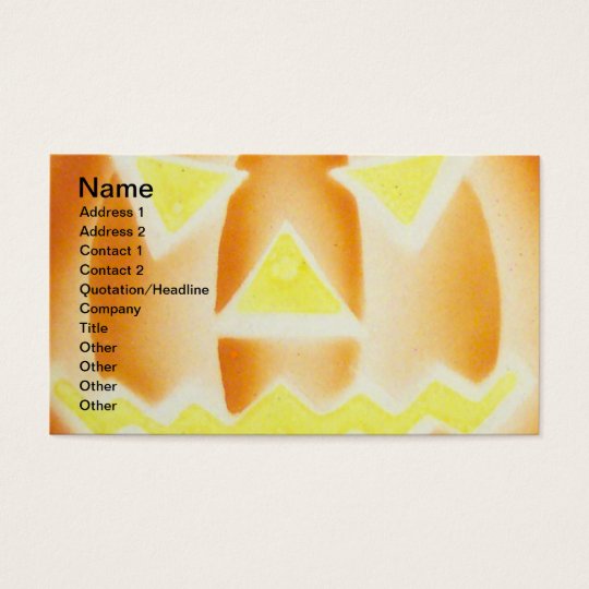 Pumpkin(Vintage Halloween Card) Business Card