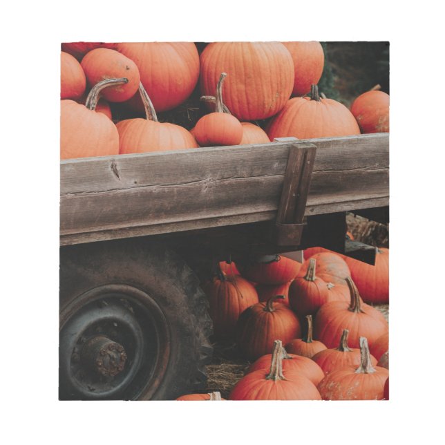 pumpkin wagon notepad (Front)