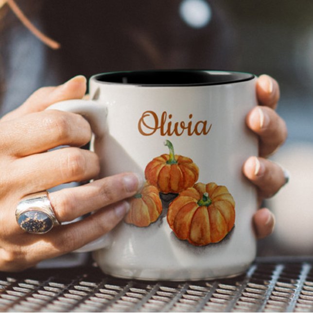 Pumpkin Watercolor Mug (Creator Uploaded)