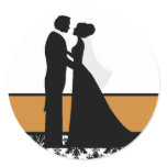 Pumpkin Wedding Couple Seals