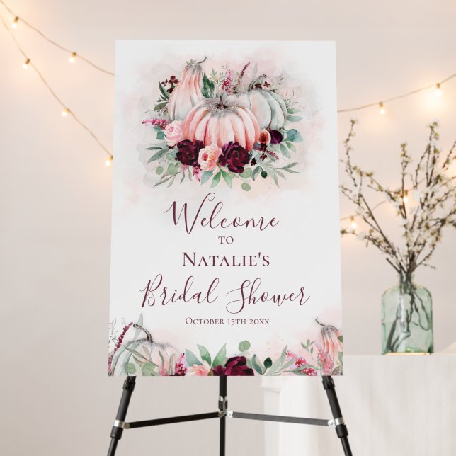 Pumpkin Welcome Foam Board (In Situ (Stand))