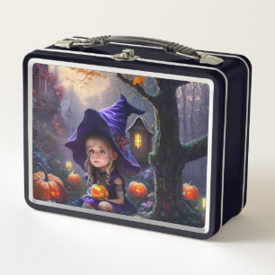 pumpkin/whimsical/Halloween/cartoon Metal Lunch Box