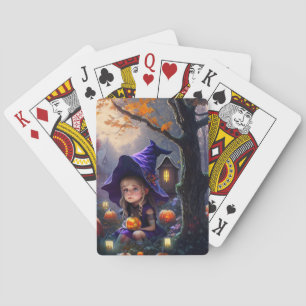 pumpkin/whimsical/Halloween/cartoon Poker Cards