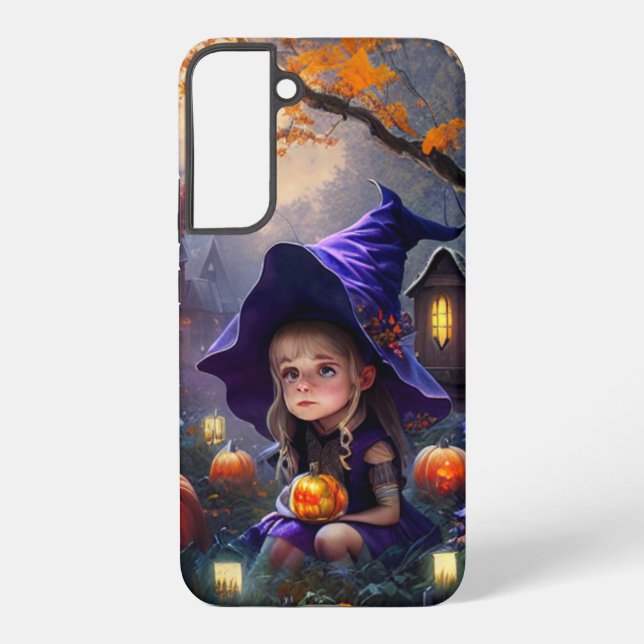 pumpkin/whimsical/Halloween/cartoon Samsung Galaxy Case (Back)