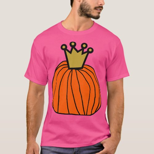 Pumpking A Pumpkin Food Pun for Halloween T_Shirt