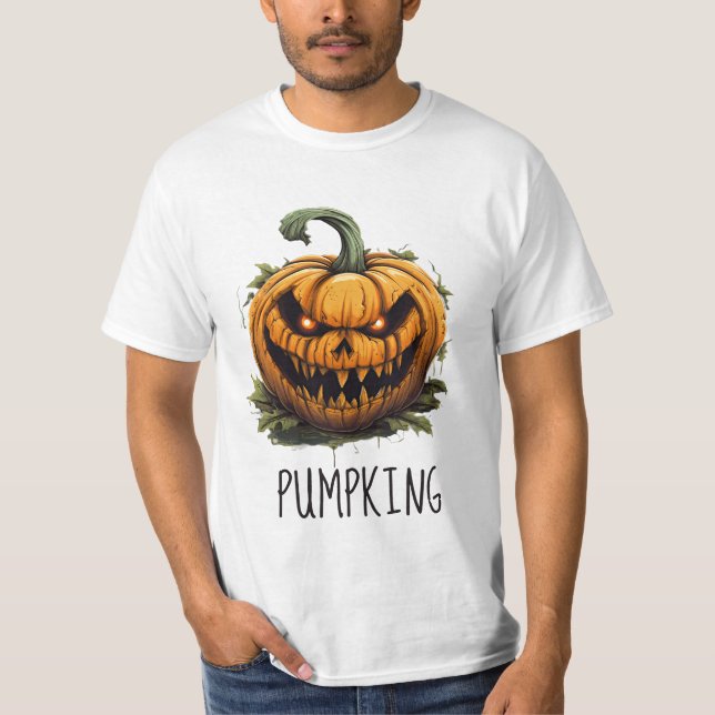 Pumpking Halloween  T-Shirt (Front)