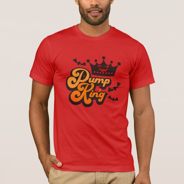Pumpking Shirt | Funny Pumpkin Word Play Tee (Front)