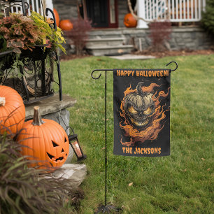 Pumpkinhead Halloween Trick or Treat Garden Flag