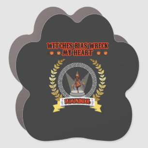 Pumpkinidol Halloween Stage Witches Bias Spooky Car Magnet
