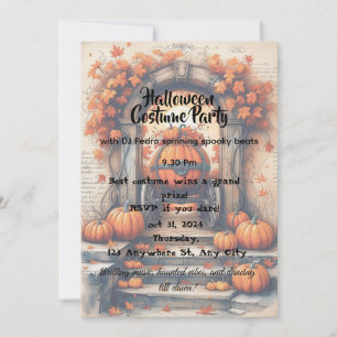 Pumpkinlicious Halloween Party Invitation