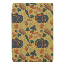 Pumpkins and carrots seamless pattern iPad pro cover