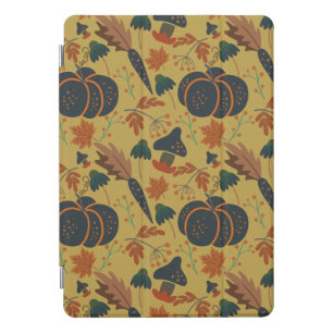 Pumpkins and carrots seamless pattern iPad pro cover