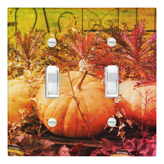 Pumpkins And Fall Plants Country Light Switch Cover (In Situ)