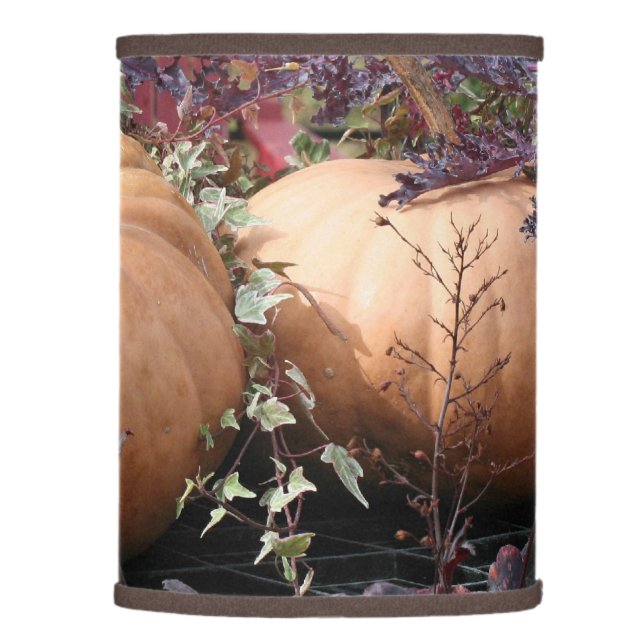 Pumpkins And Fall Plants  Lamp Shade (Right)
